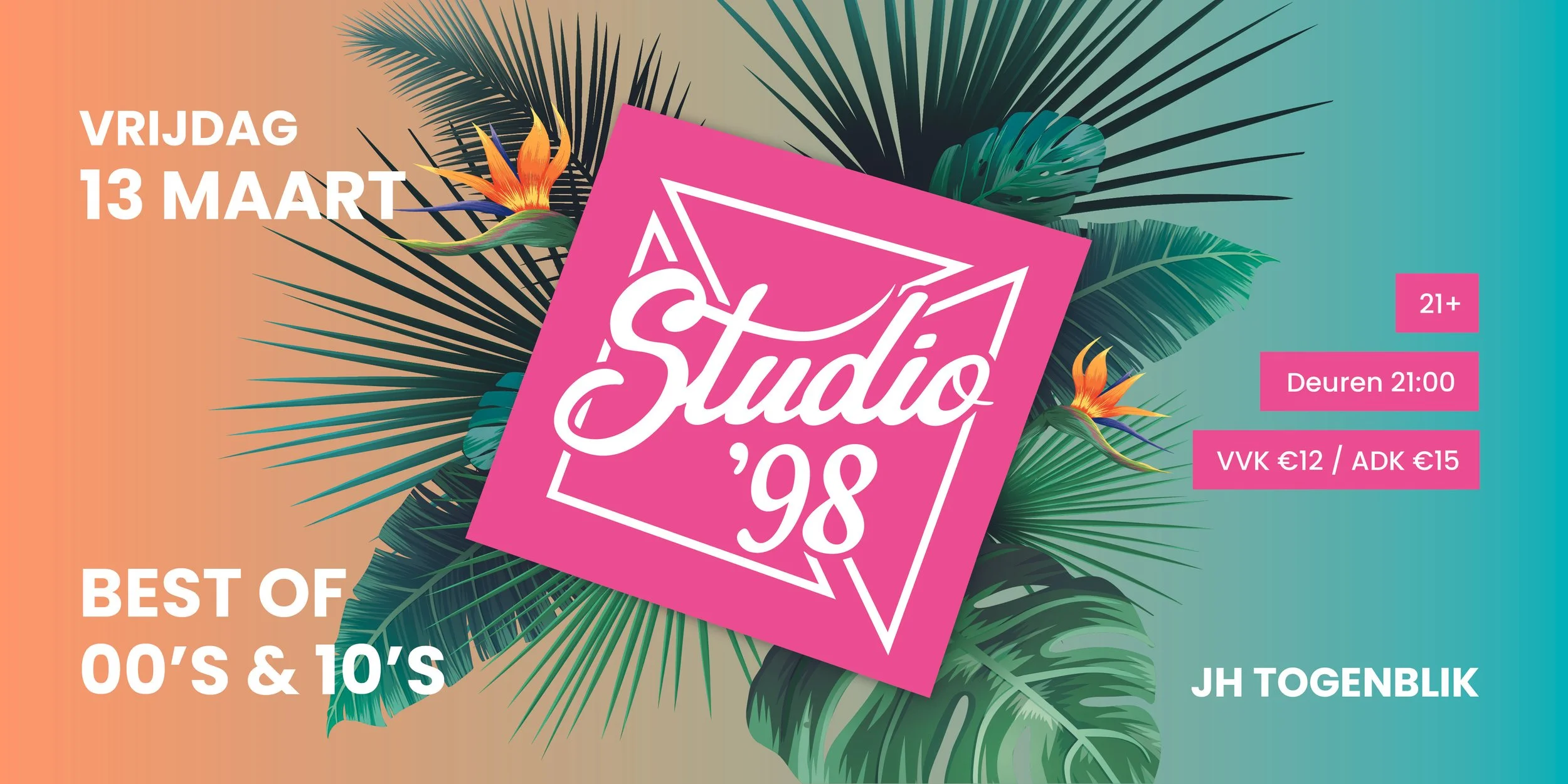 Studio 98 volwassenenfuif