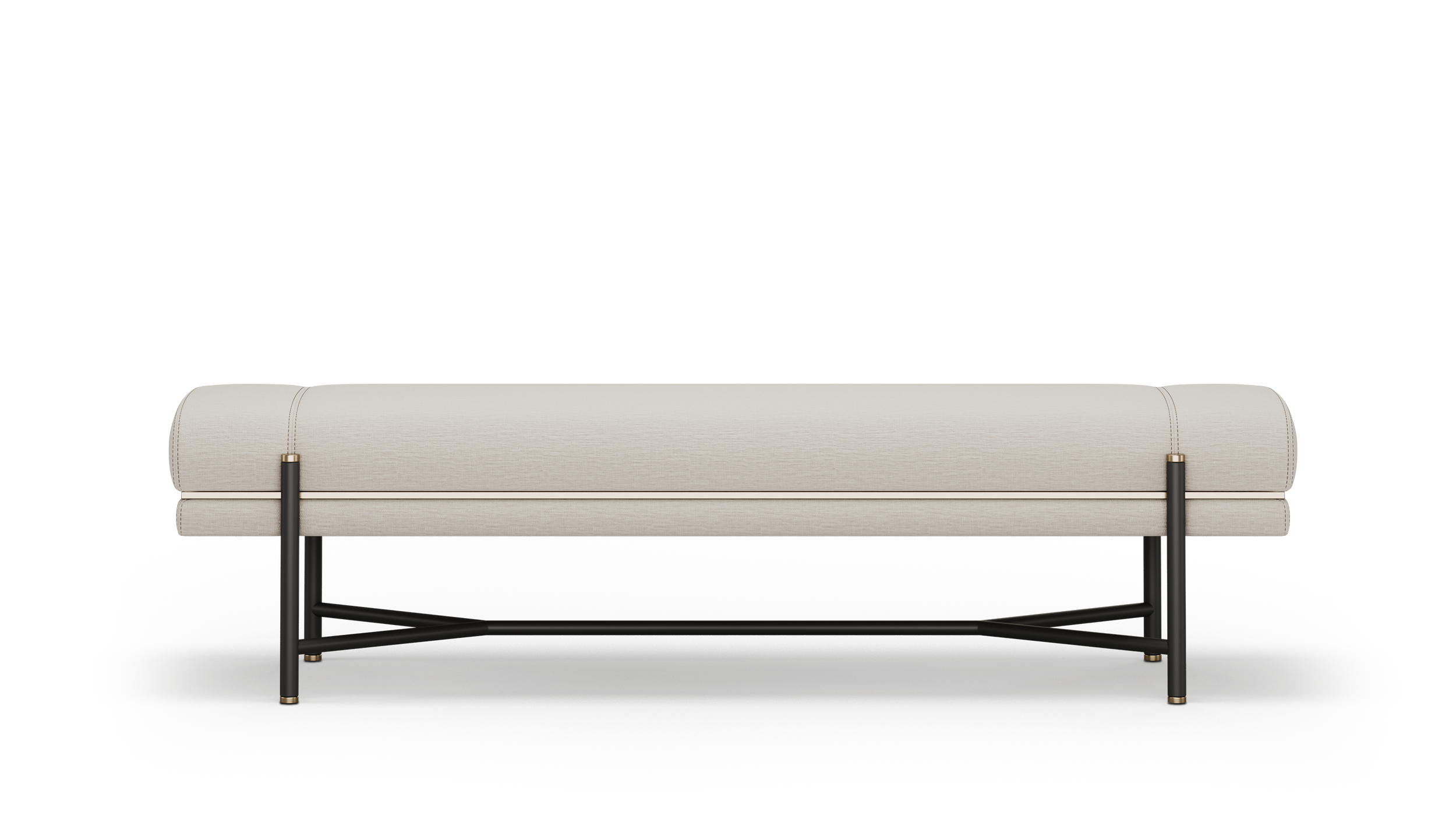 Refined Aurora Bench With Wooden Structure — Elbra Home