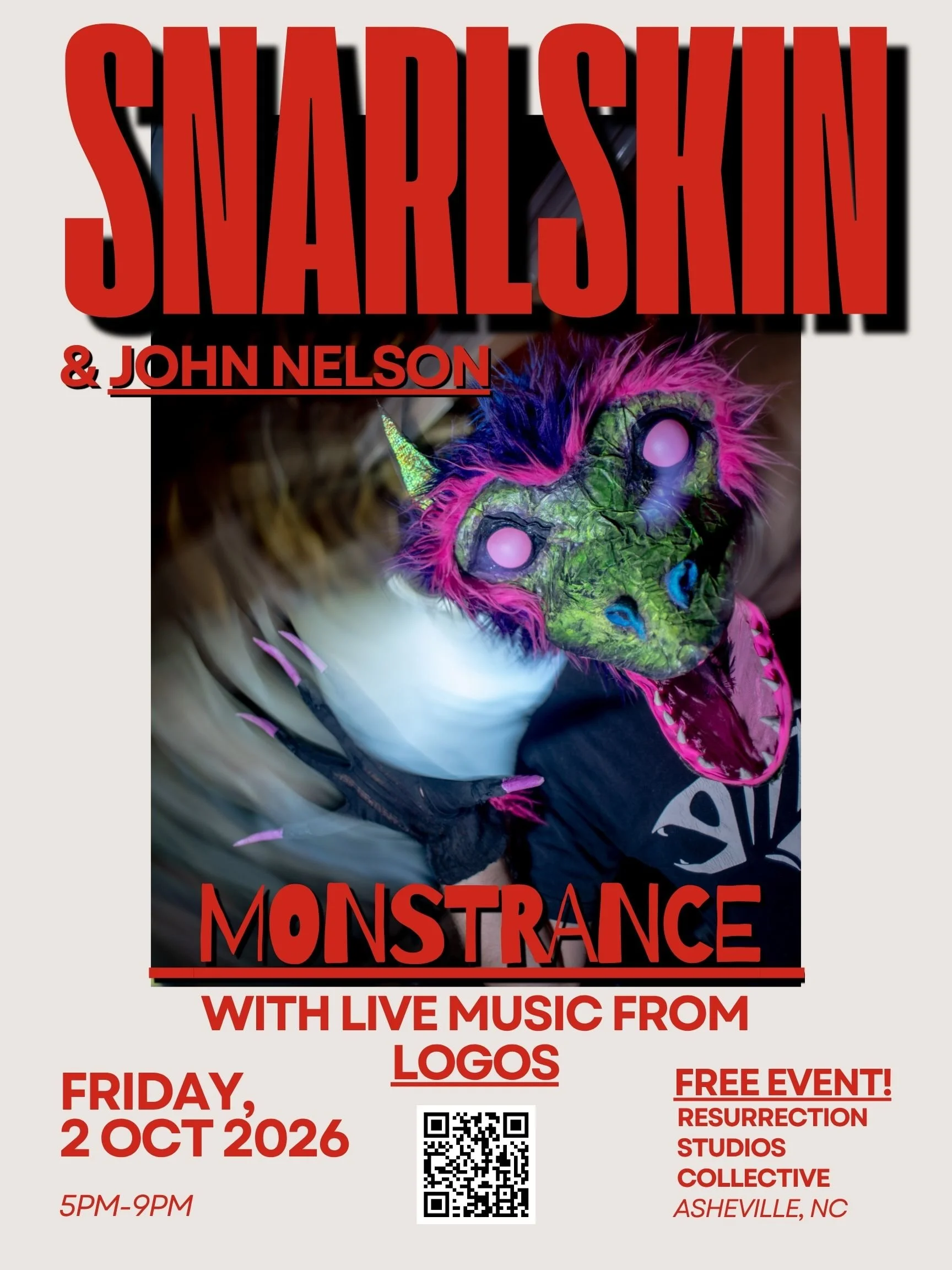 FIRST FRIDAY with John Nelson (Batovsky) and Snarlskin
