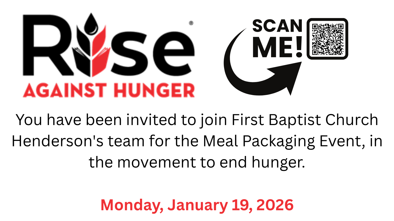 Rise Against Hunger Event