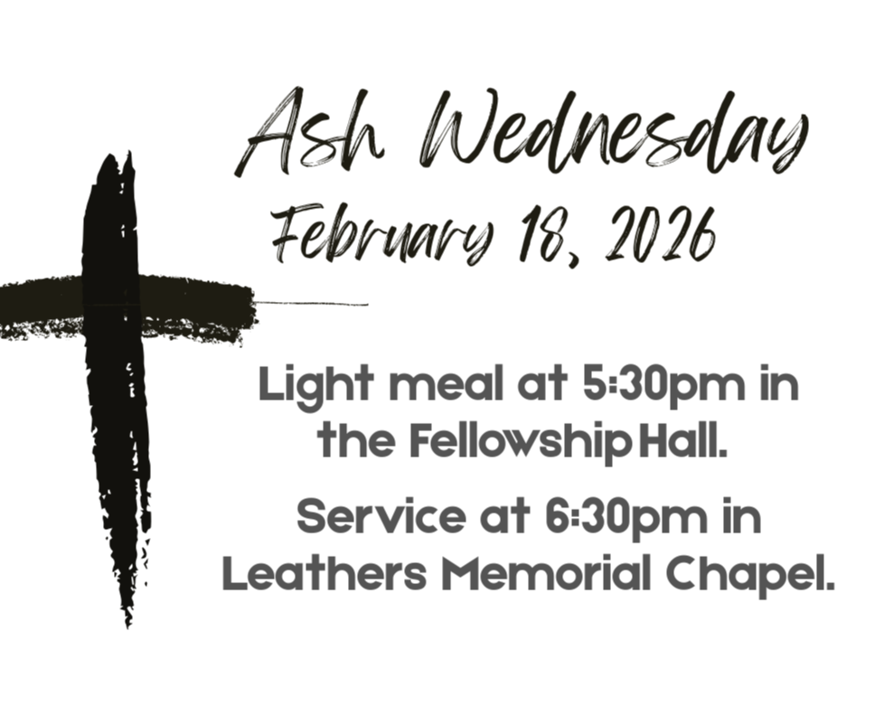 Ash Wednesday Meal and Service