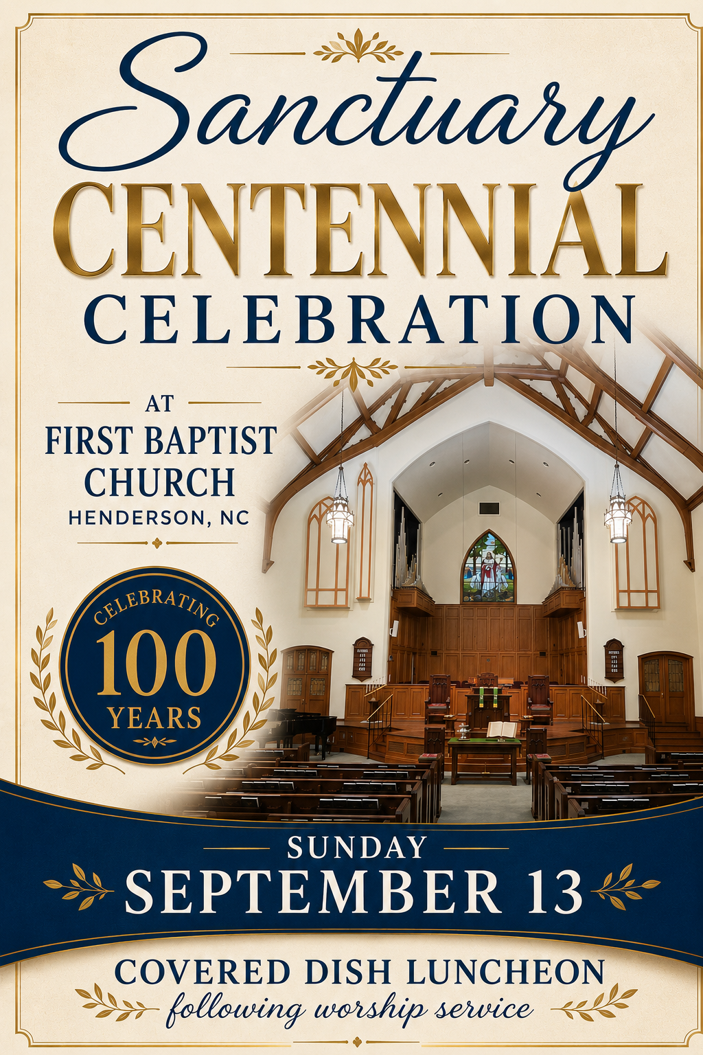 Sanctuary Centennial Celebration