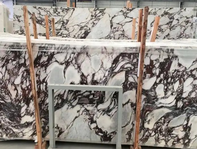 Luxury Calacatta Viola Marble Slab