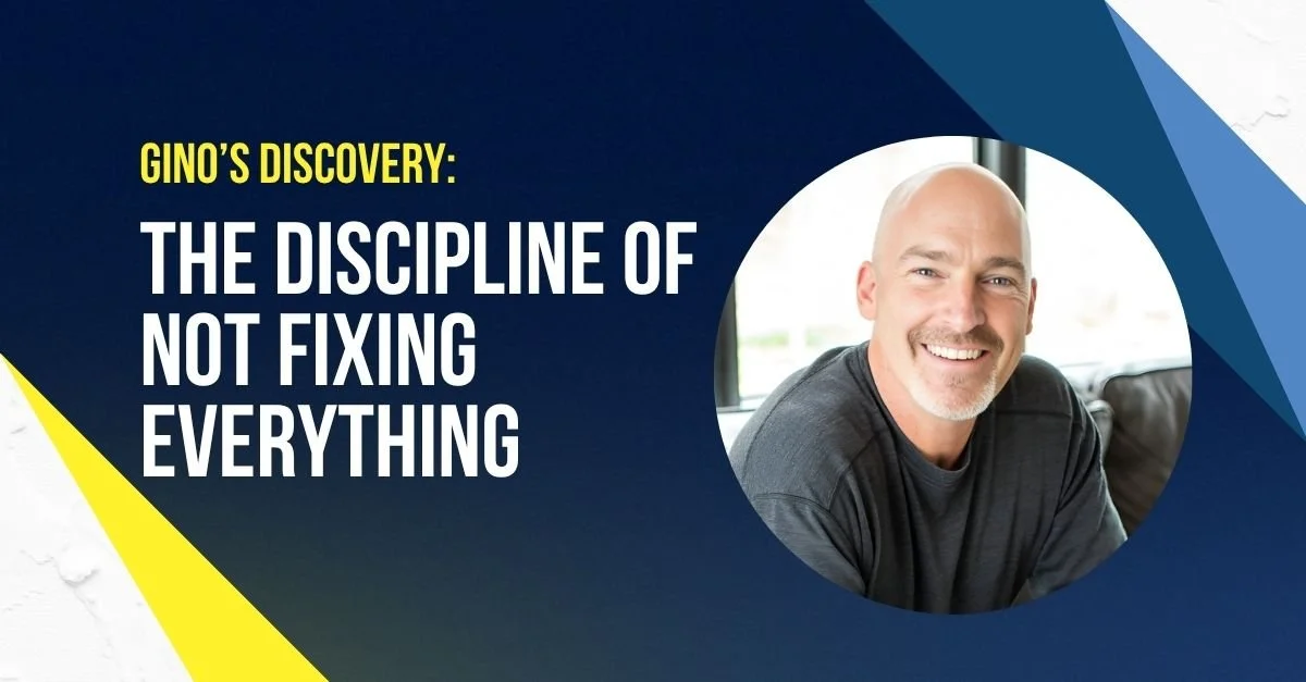 the discipline of not fixing everything by gino wickman blog thumbnail