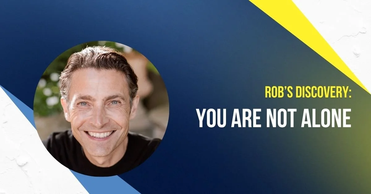 you are not alone blog thumbnail by rob dube