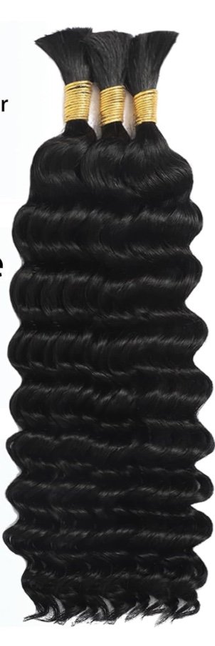 Italian Curl Bulk Hair 20in