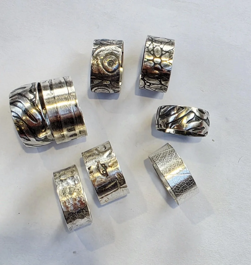 Textured Silver Ring Workshop