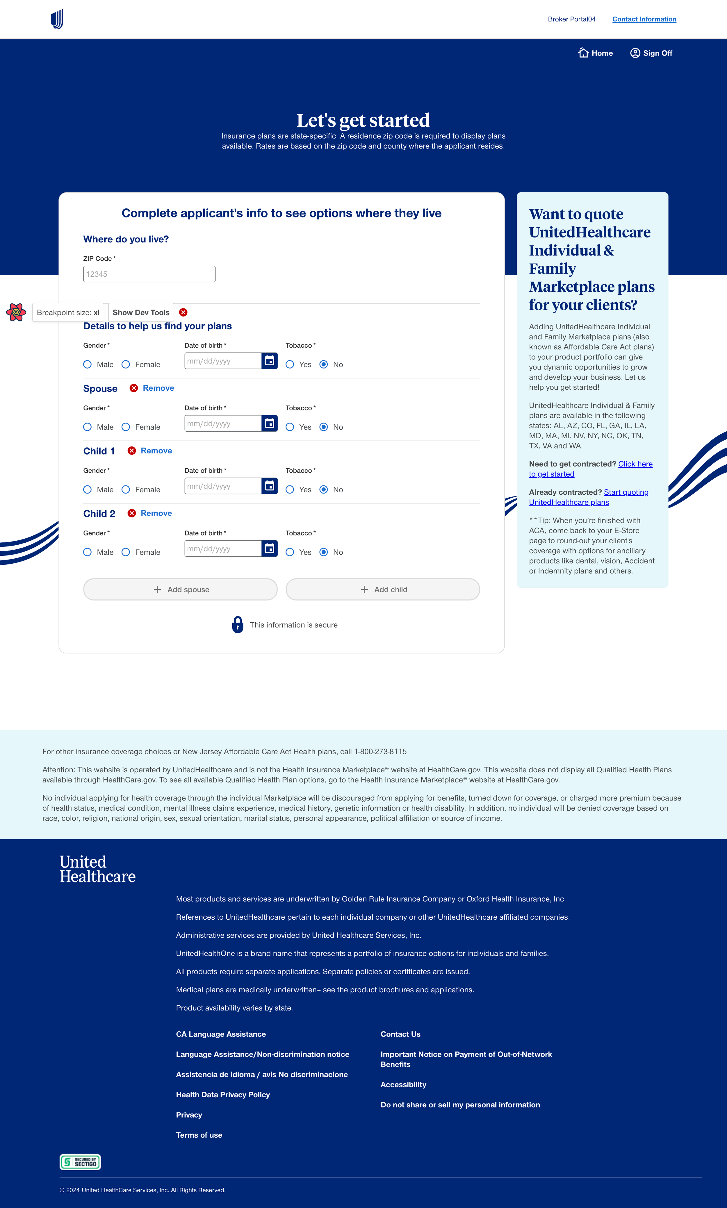 New Broker Census Page