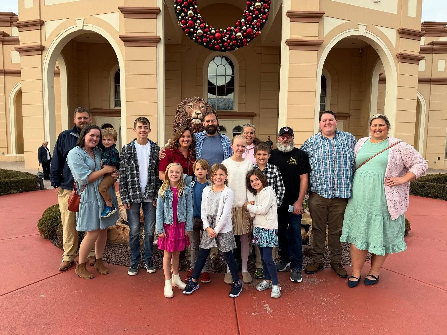 Sam&rsquo;s family was treated by a @rebuild_rescue fan to see Daniel at Sight and Sound theater in November! It was an amazing show and such a blessing to be given tickets for all 15 of us plus Joe!