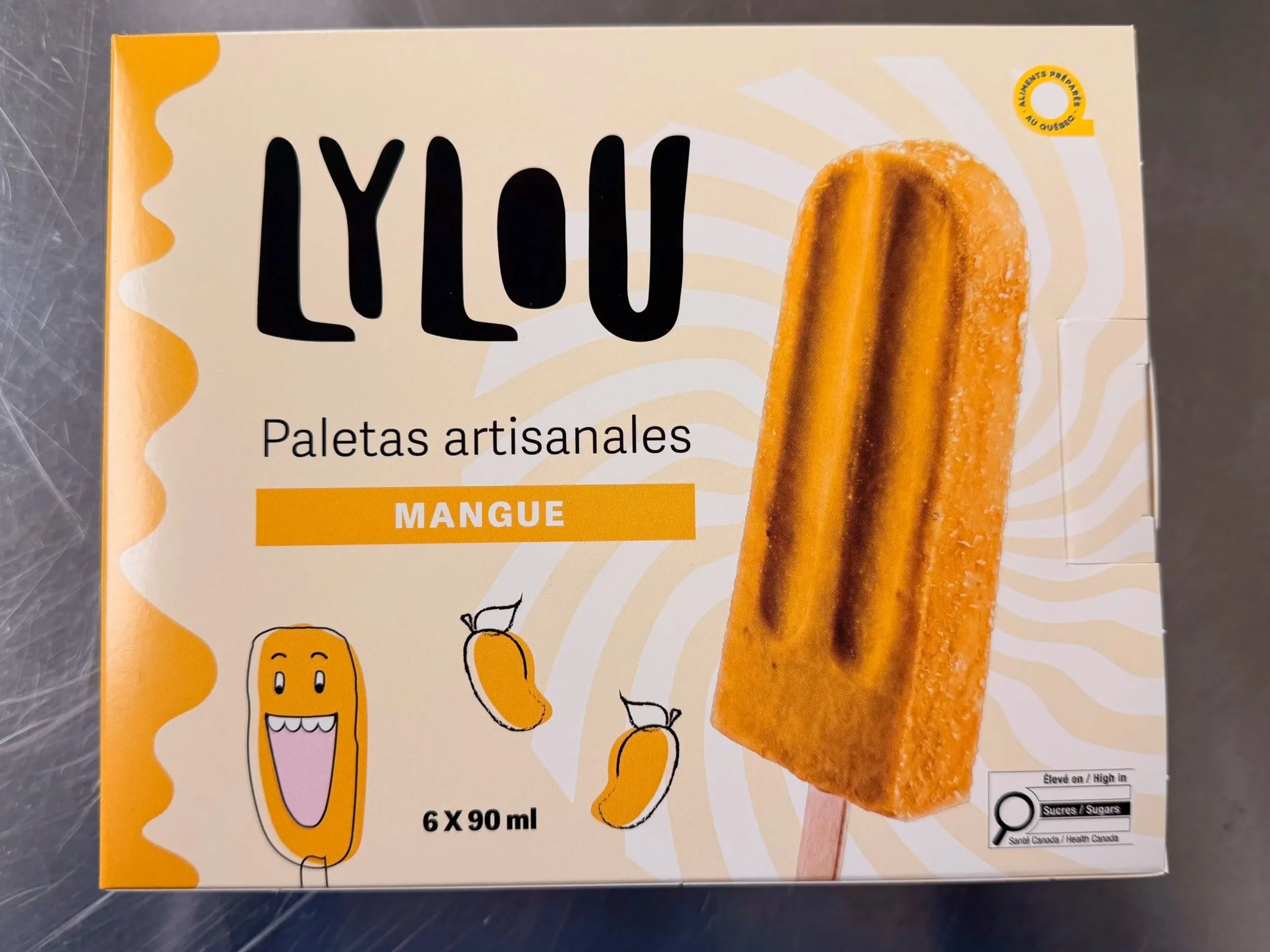 Boîte de 6 Paletas Mangue