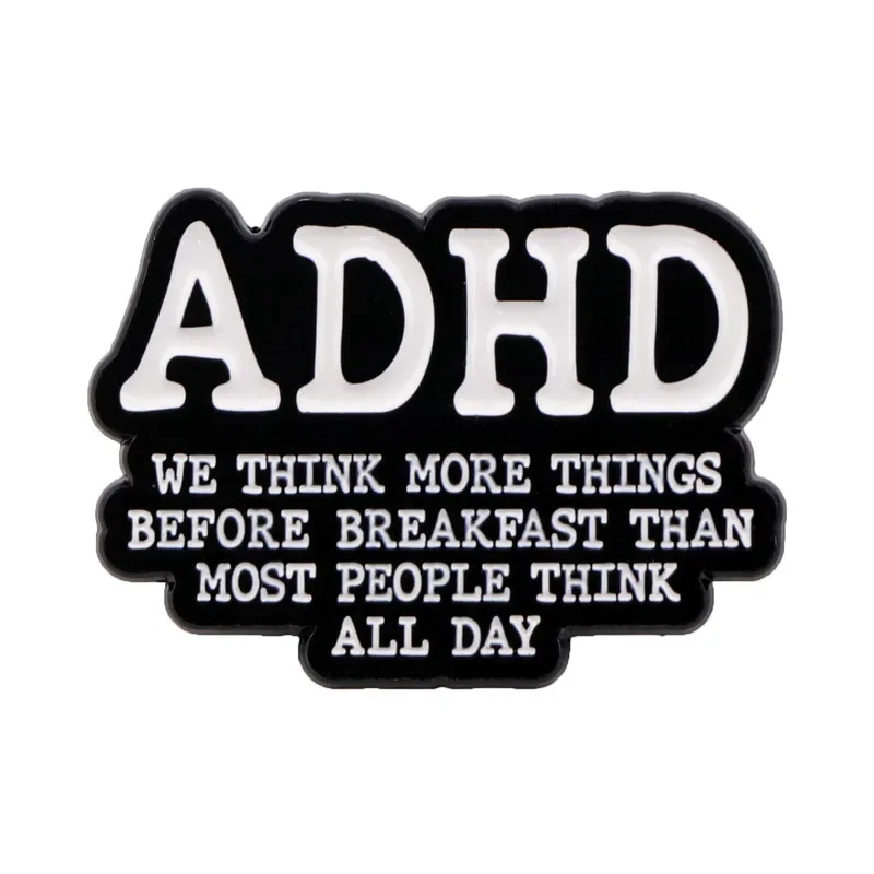 ADHD Pin Badge