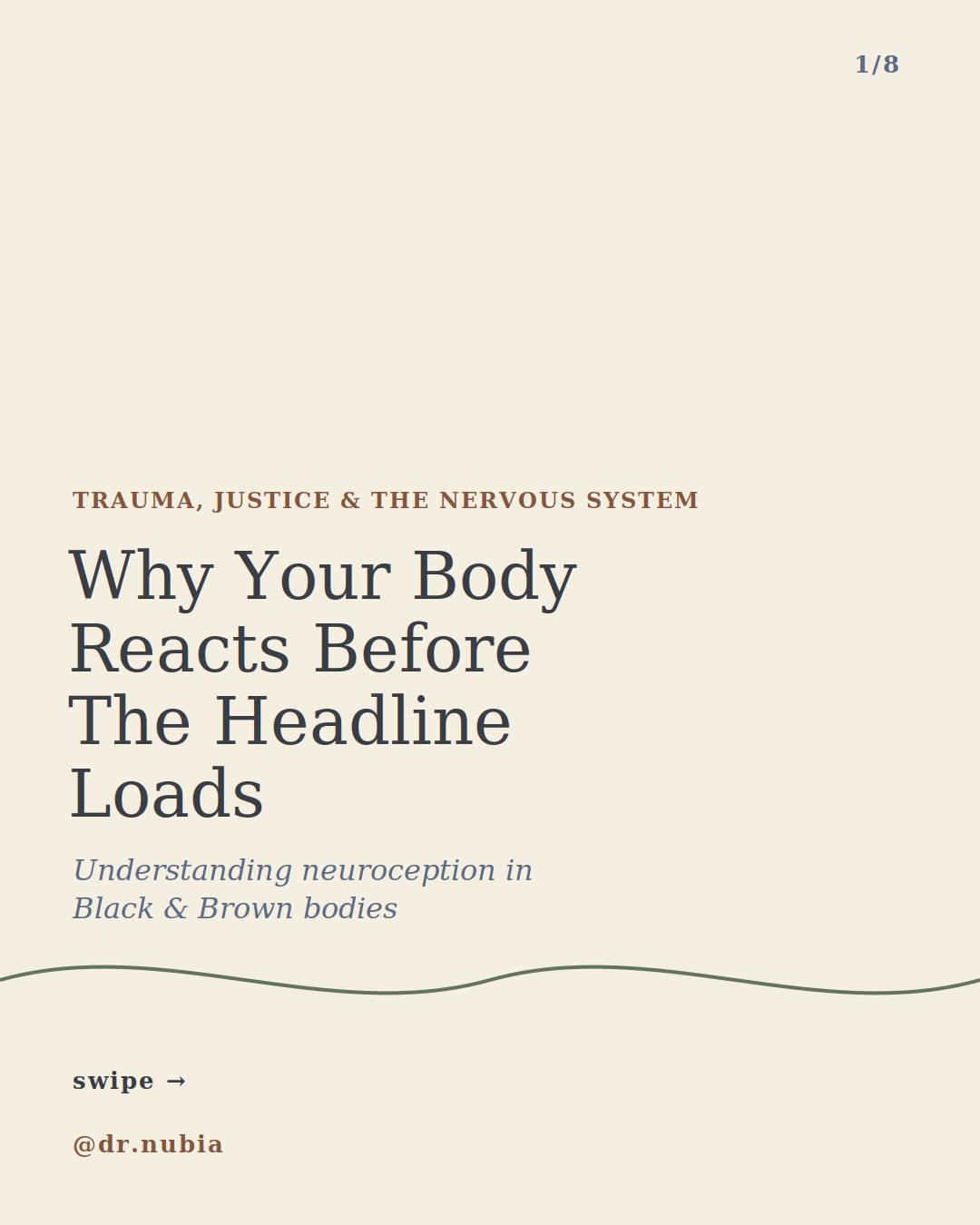 Neuroception and Racial Trauma: Why Your Body Reacts Before the Headline Loads