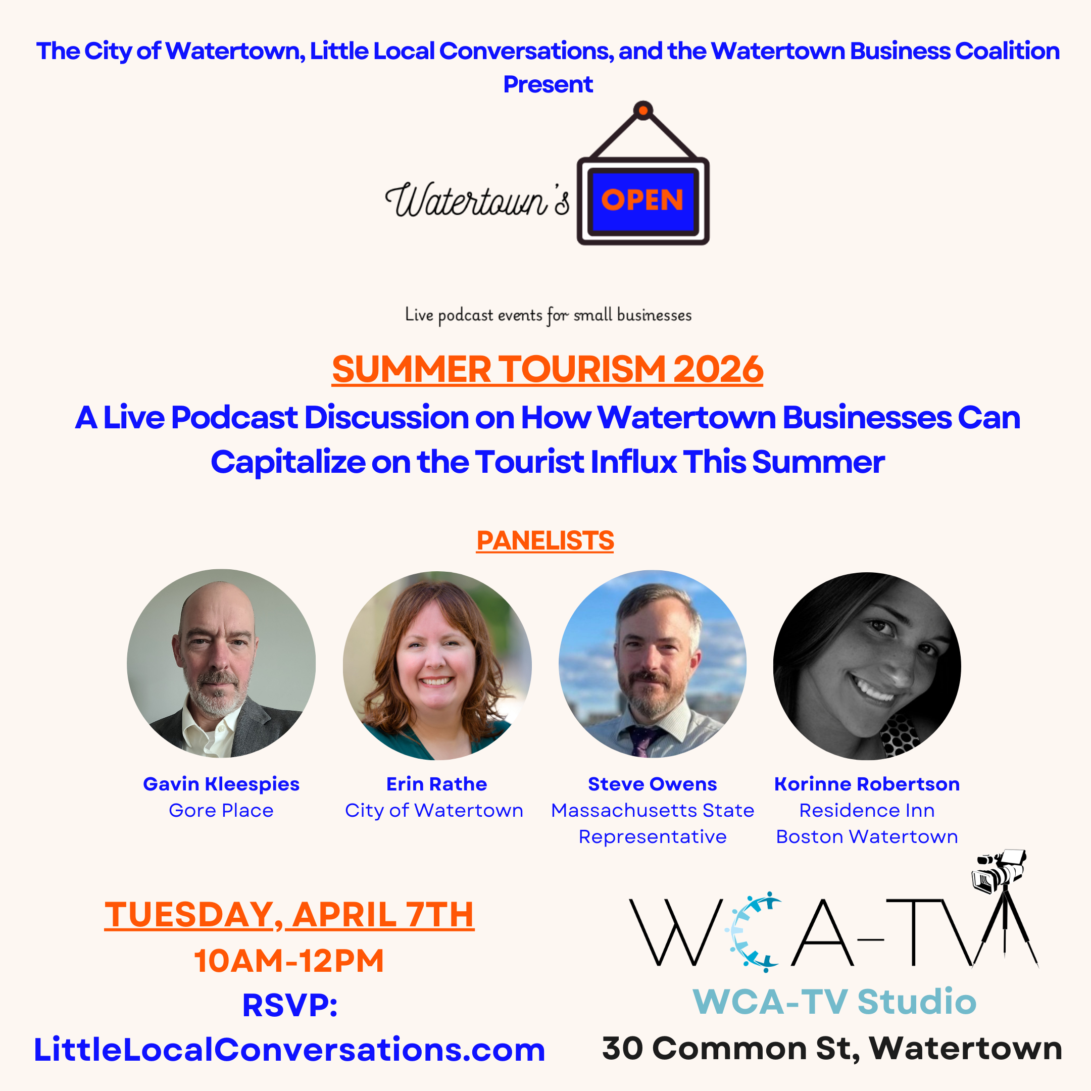 Watertown’s Open: Summer Tourism 2026