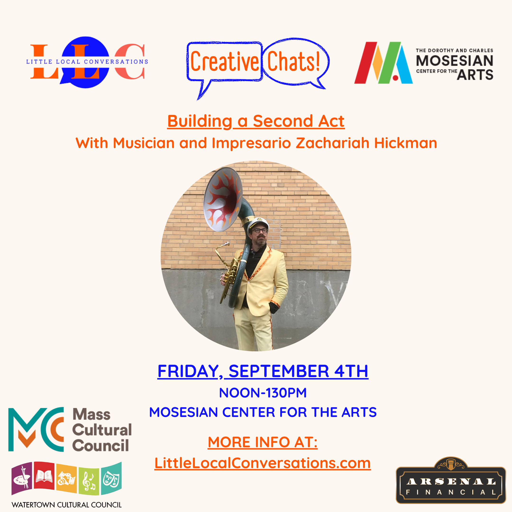 Creative Chats (With Guest Zachariah Hickman)