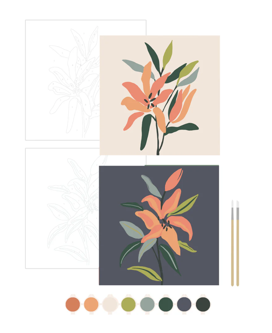 Lillies in Full Bloom beginner .png