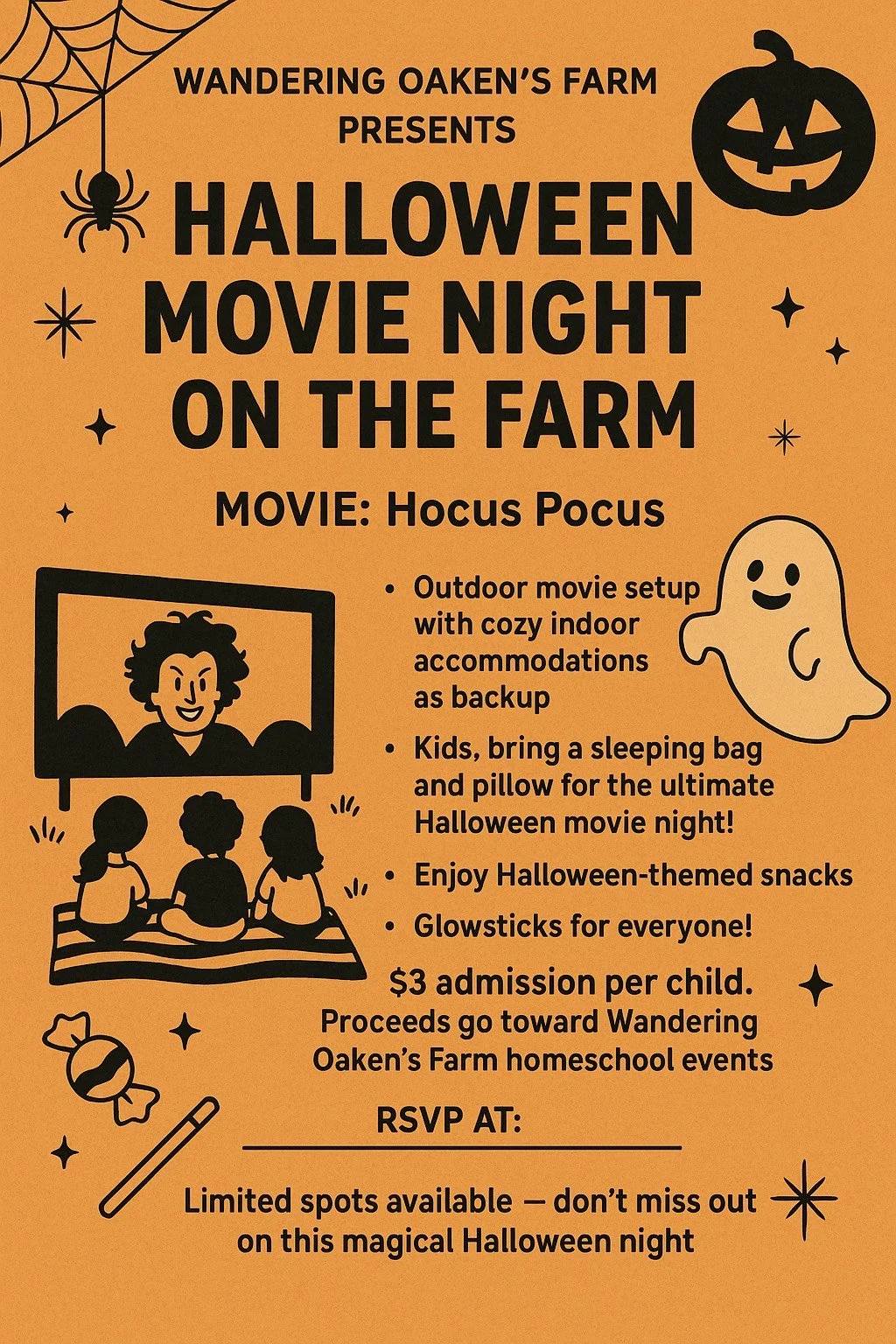 Halloween Outdoor Movie!