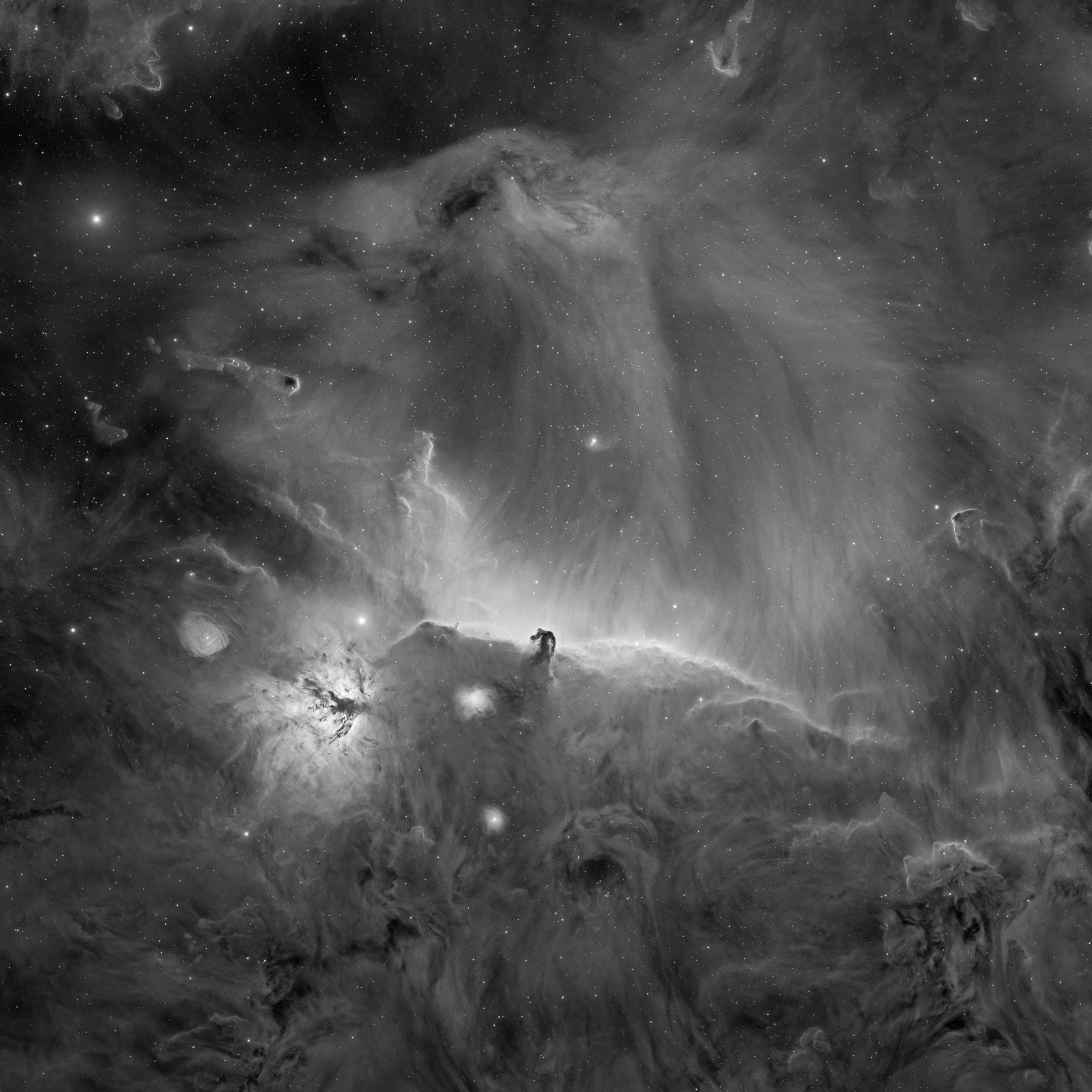 Horsehead Nebula in H-Alpha