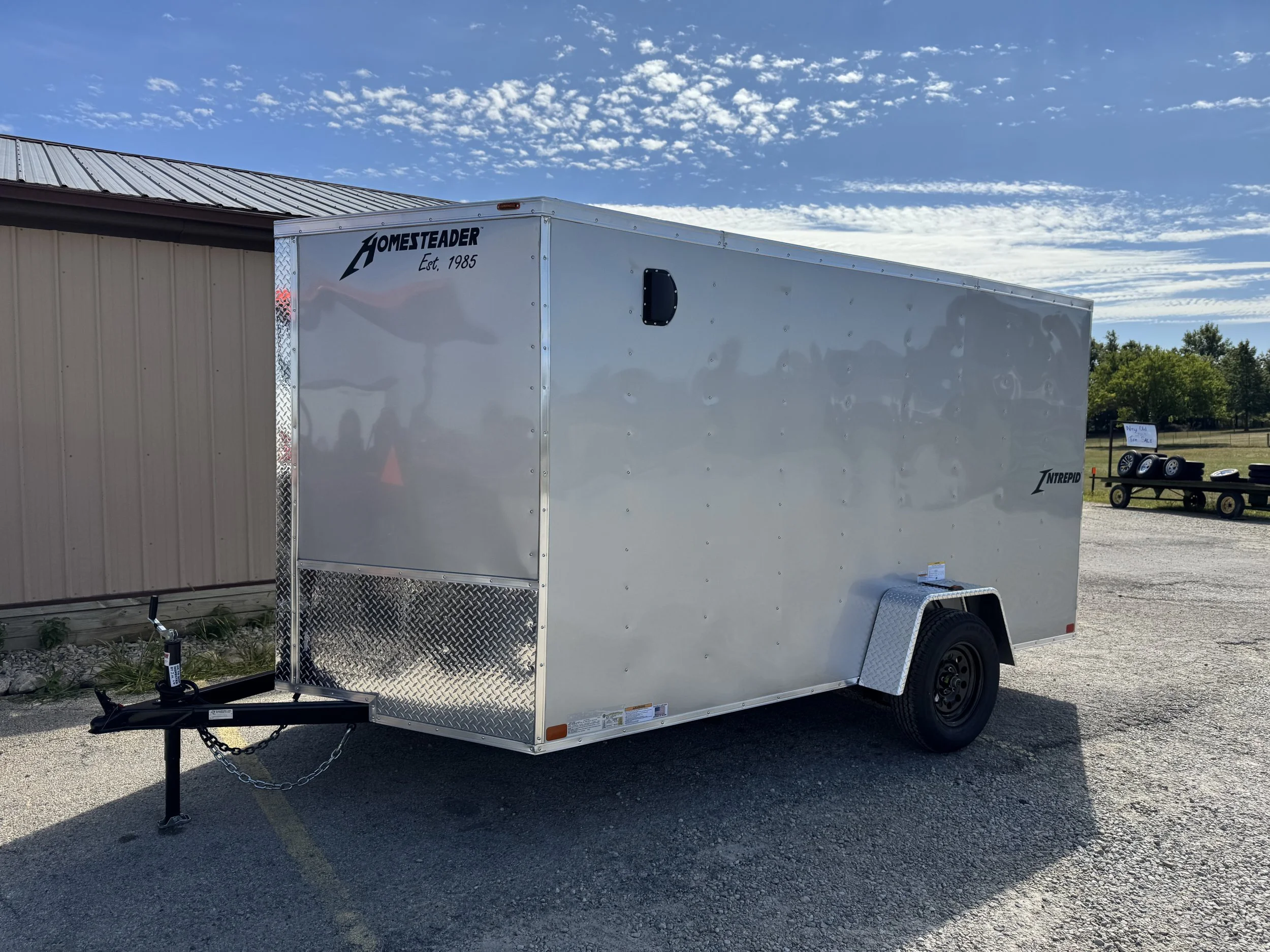 Homesteader 7’ x 12’ Intrepid, Single Axle