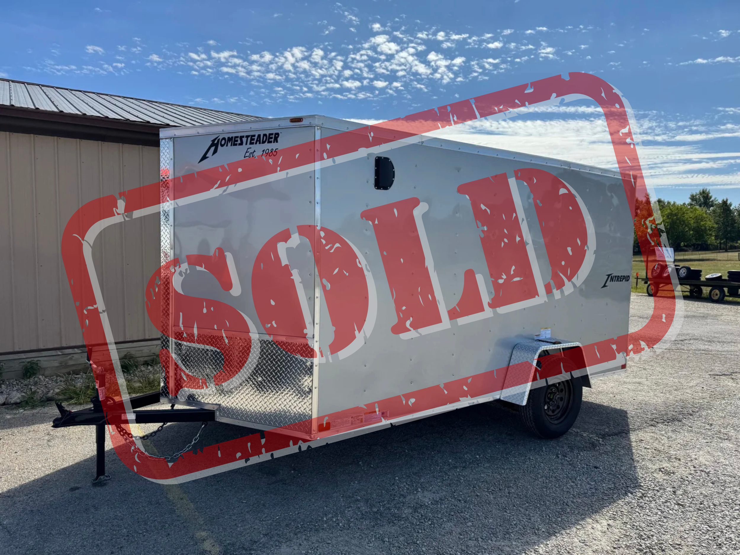 Homesteader 7’ x 12’ Intrepid, Single Axle