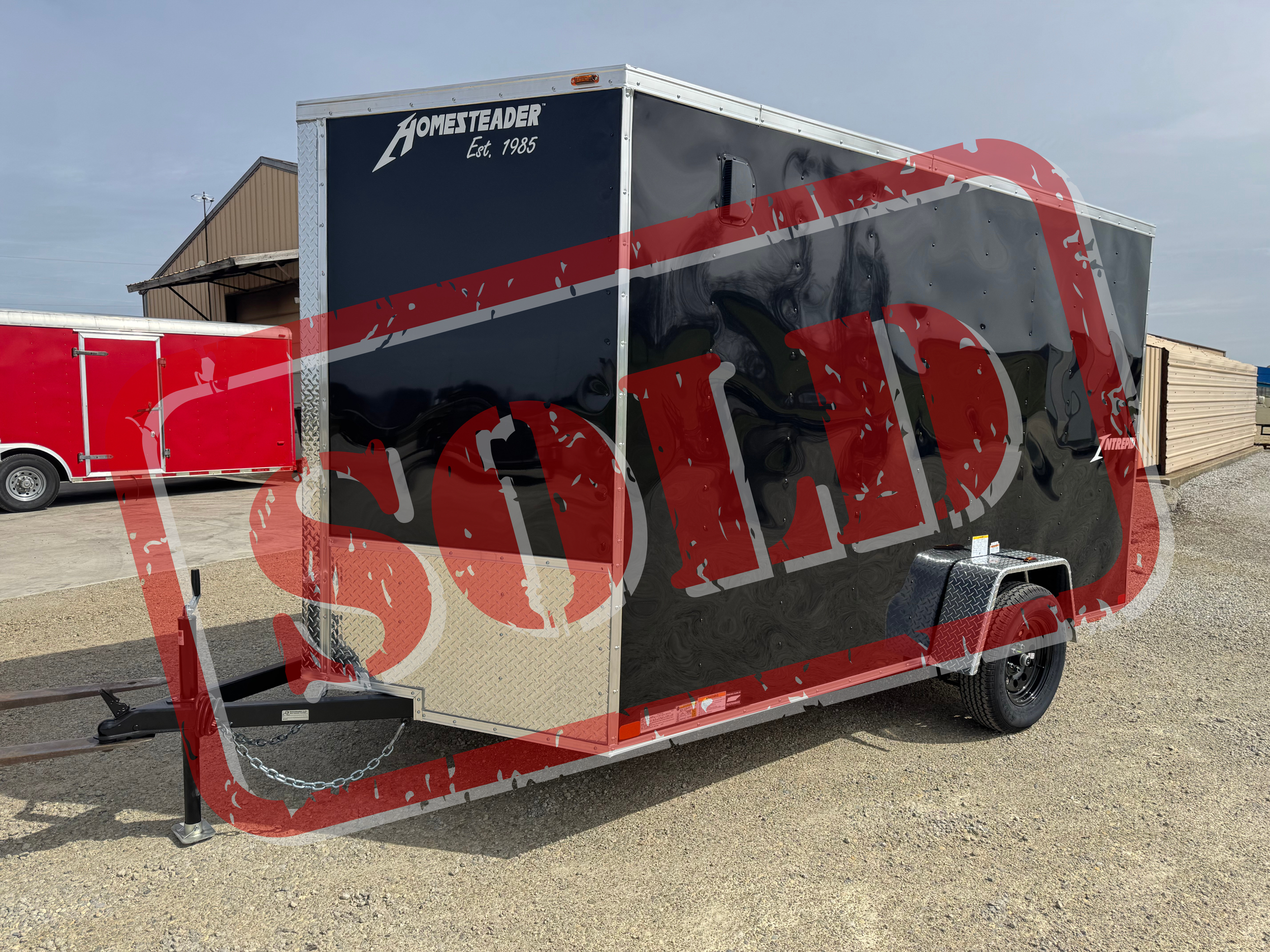 Homesteader 7’ x 12’ Intrepid, Single Axle