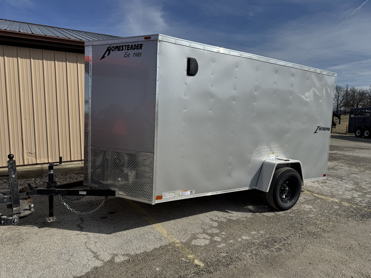 Homesteader 6’ x 12’ Intrepid, Single Axle