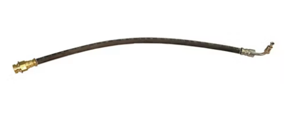 Hydraulic Flex Hose, 18", 3/8-24 Male End 90°, Female Standard