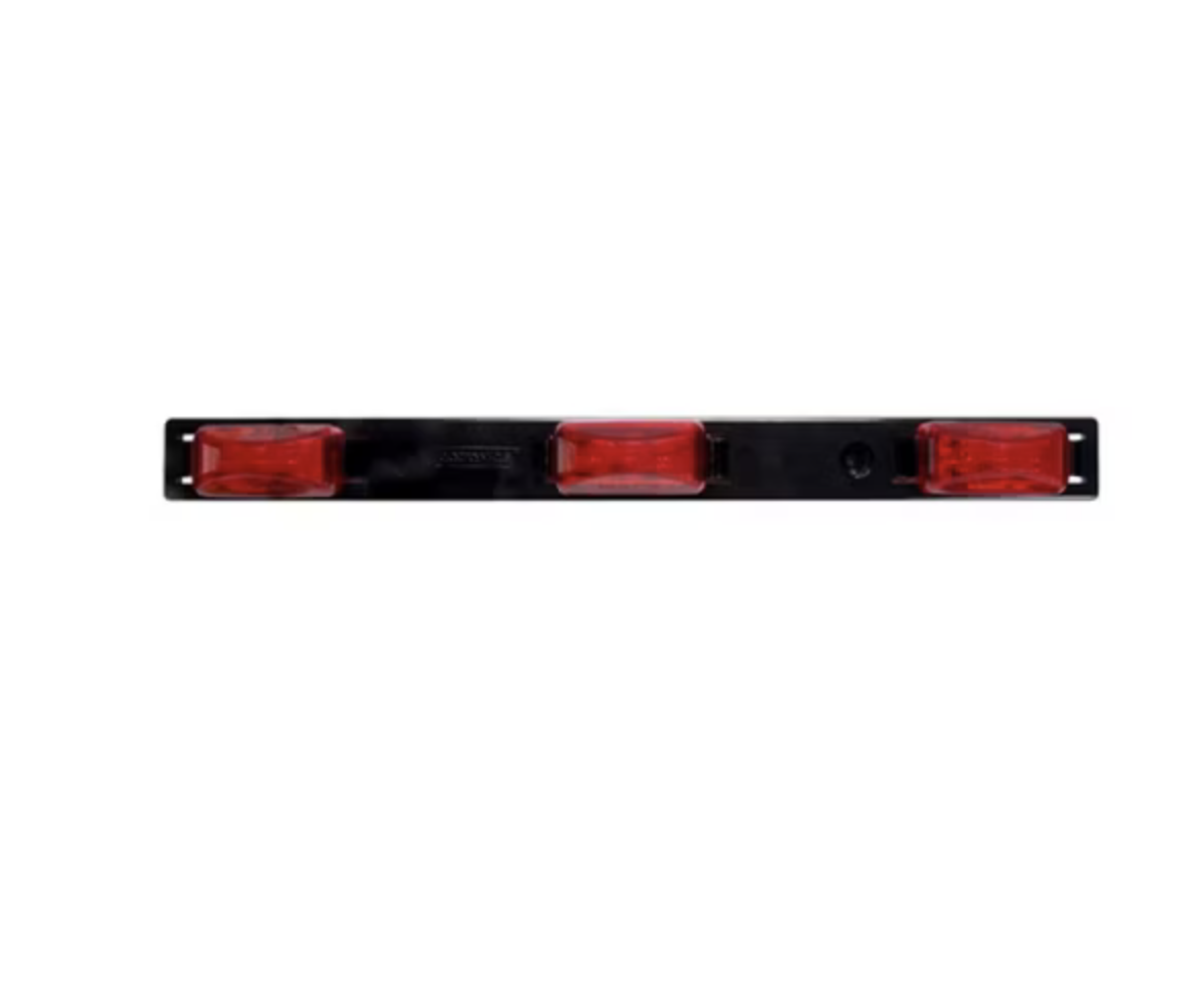 Optronics LED® Identification Bar Light, 15.938" Red, 9 Diode