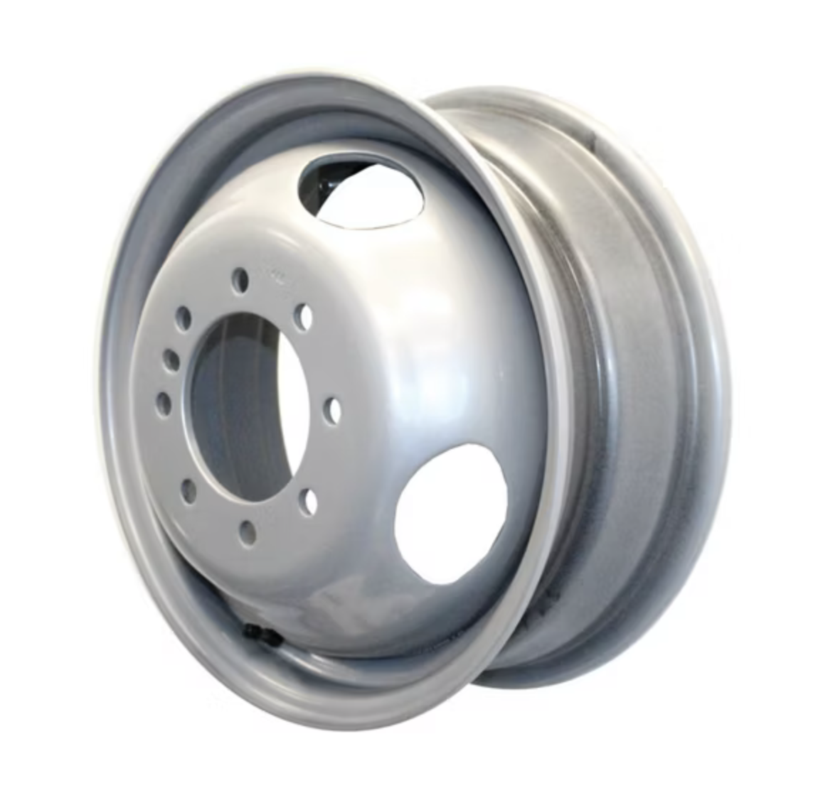 Wheel Only, 16"x6", 8 on 6.5" Bolt Pattern, Steel Gray OEM Dual, 4.88" Center Bore, 3200 Lbs Capacity