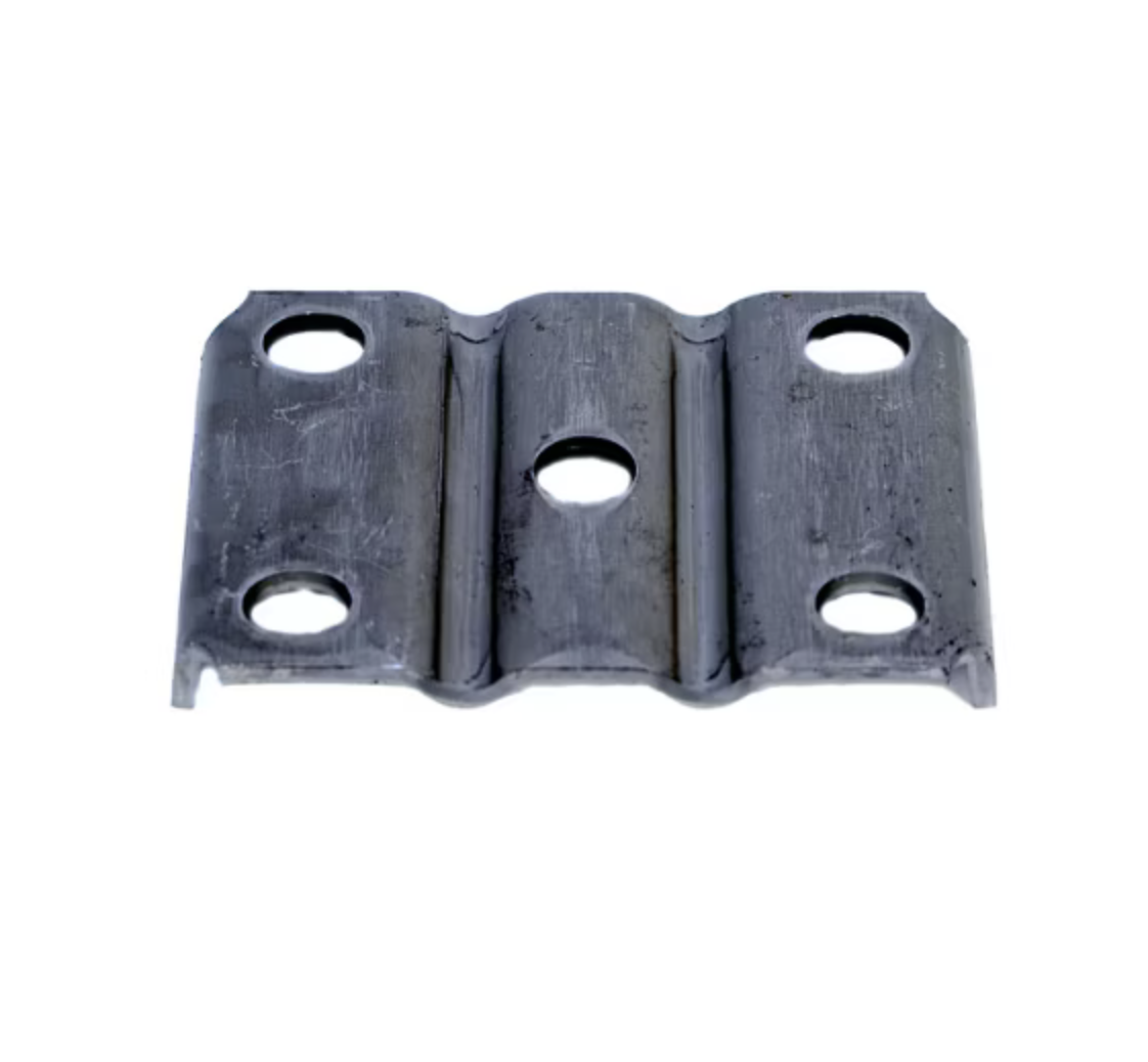 U-Bolt Plate, 3" Round Axle 2" Spring for 1/2"-9/16" U-Bolt