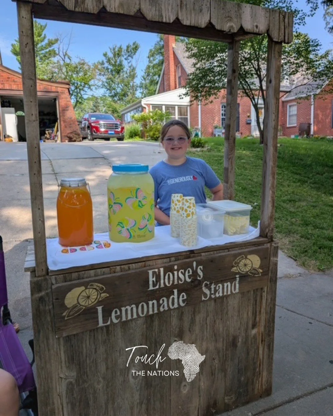 Eloise is making a sweet difference! 🍋

Joining with Thrivent Action Teams, she launched a lemonade stand to raise funds for 10 sanitation buckets in Sierra Leone &mdash; and possibly even some chickens or a goat, depending on how much is raised. In