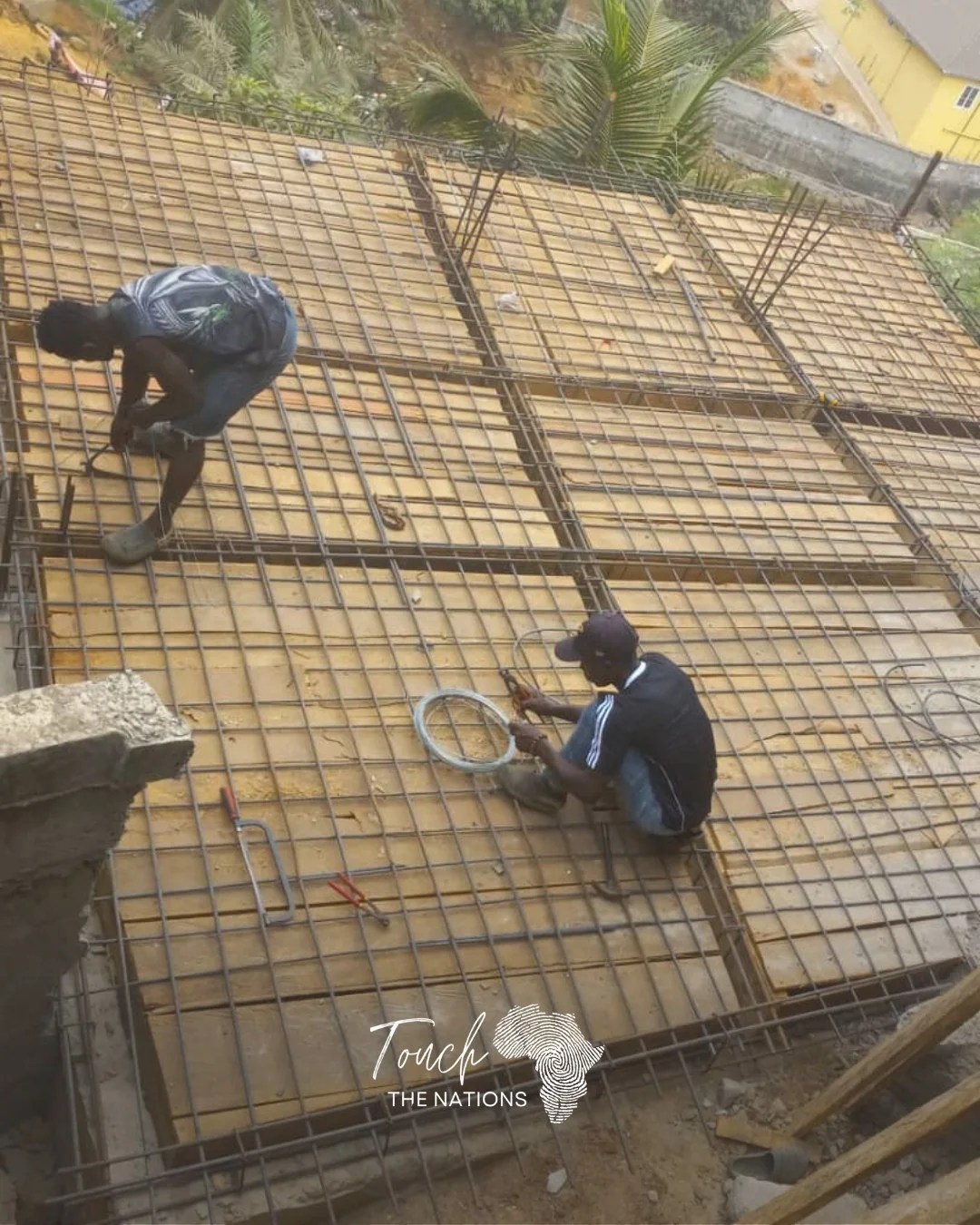 Progress continues with construction on the multipurpose building in Sierra Leone!

Right now, work is focused on the restroom area. The team is laying the concrete base before the walls go up, taking it step by step to make sure everything is done w