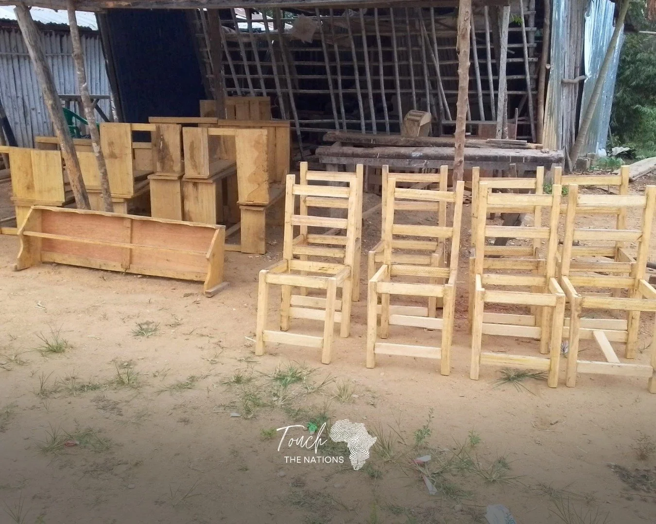 New desks ready for students in Liberia!

These may seem like simple pieces of furniture, but they make a big difference in the classroom. Having a proper place to sit, write, and learn helps create a better environment for students each day.

Touch 