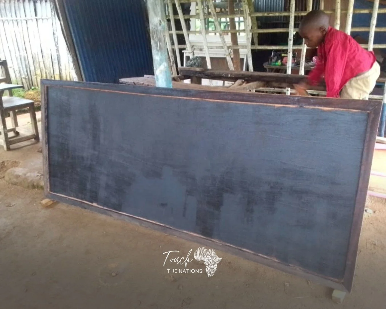 Sometimes the simplest tools can make a big difference in the classroom. 💙

New blackboards are in place at the school in Liberia, giving teachers and students another important resource for learning each day.

We&rsquo;re excited to see the school 