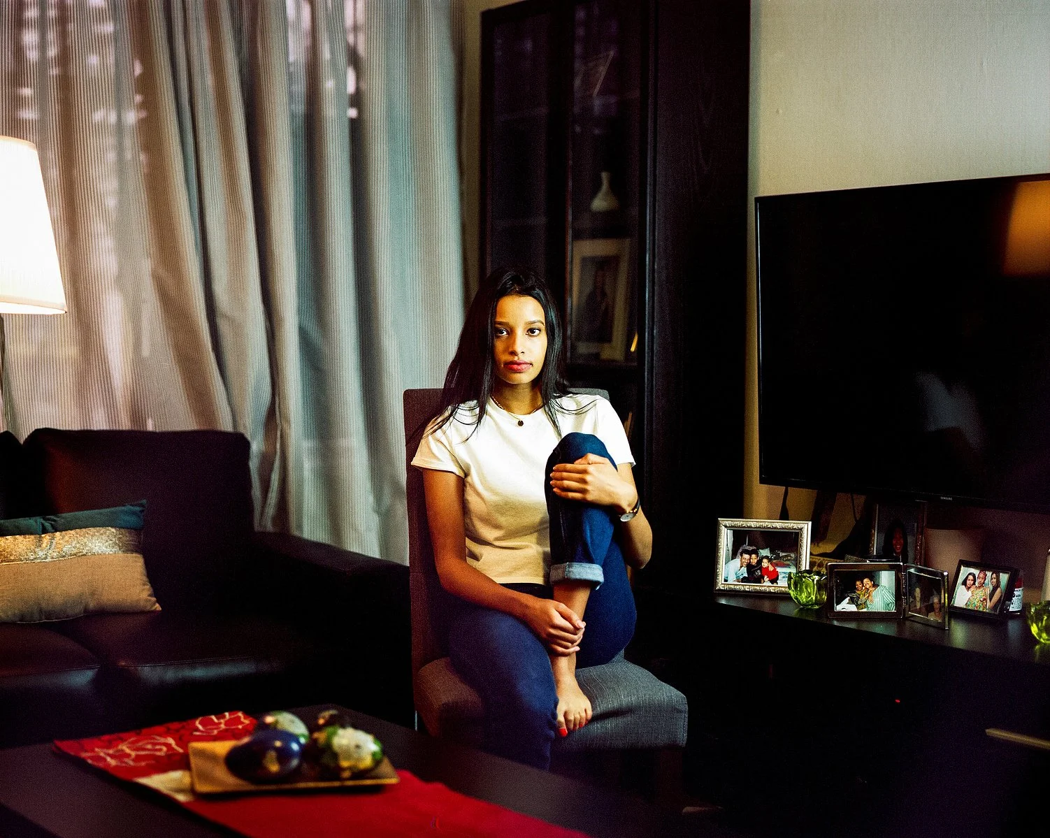  Soraya Ali, photographed when she was 23 years old. Her mother was born in Somalia and raised in Italy and her father grew up in Egypt. She grew up in London, United Kingdom. 