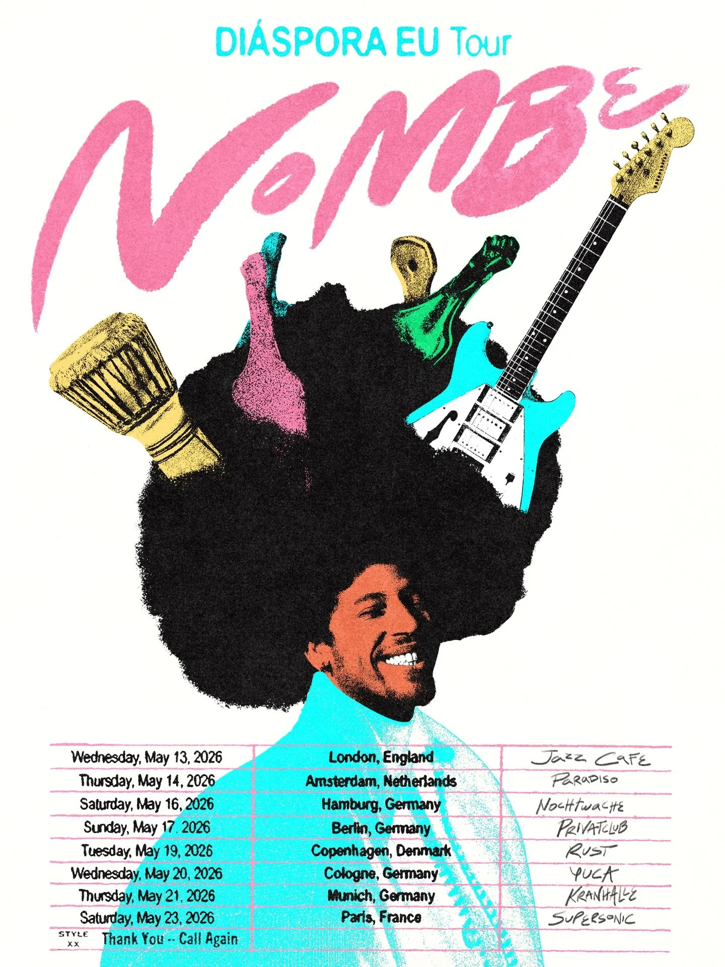 NoMBe’s DIÁSPORA EU Tour