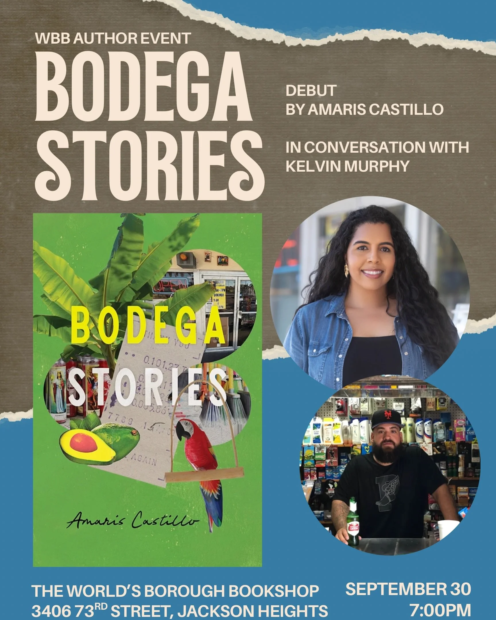 WBB Author Event: Bodega Stories
