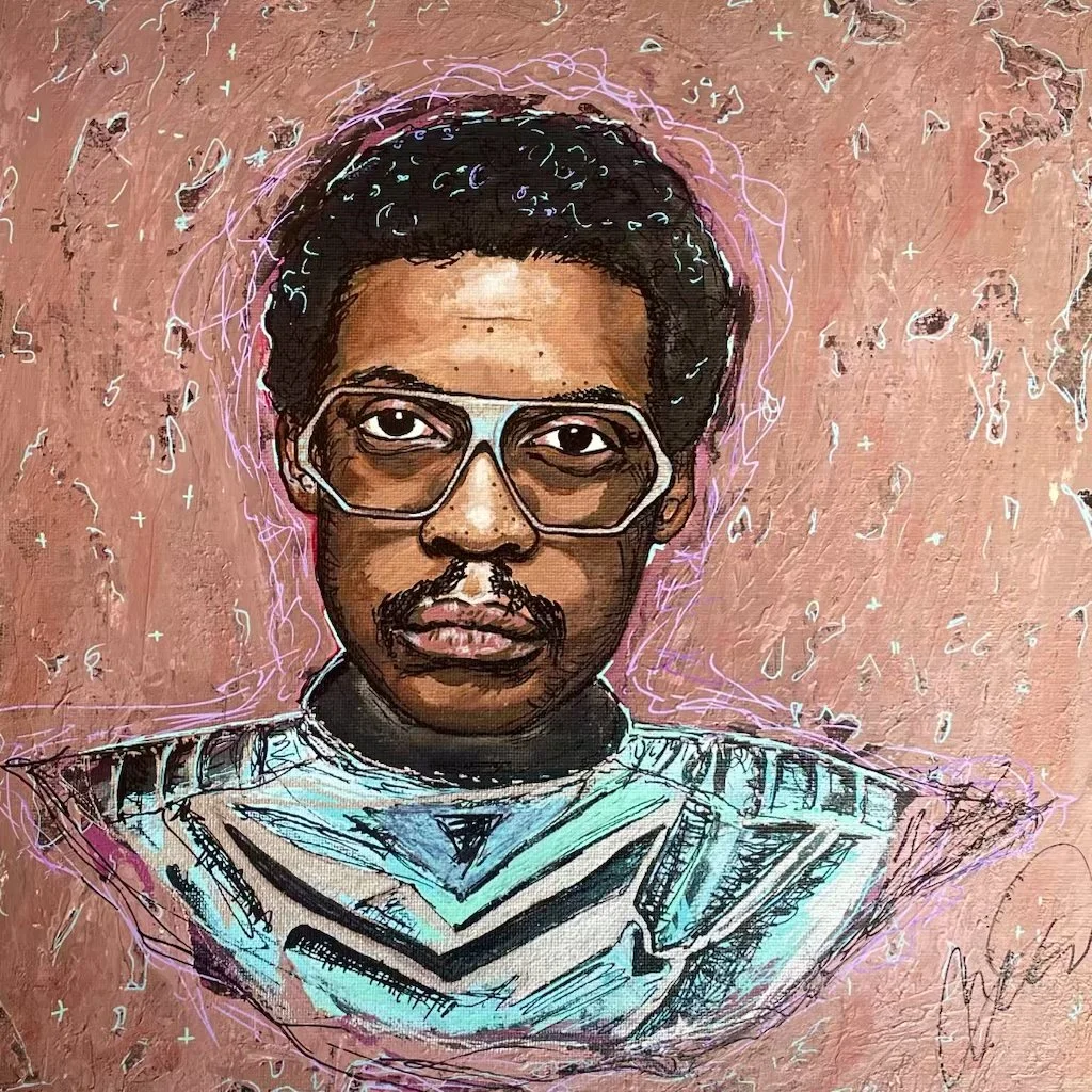 SOLD. Herbie. (Acrylic) 12x12"