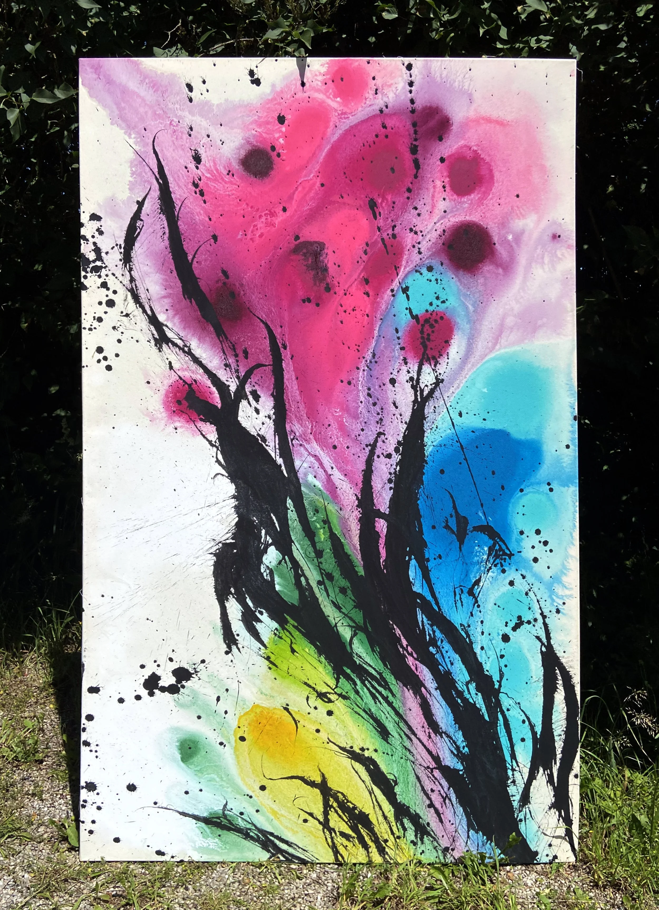 Frühling - Serie: Balance der Zeiten - 108 x 180 cm