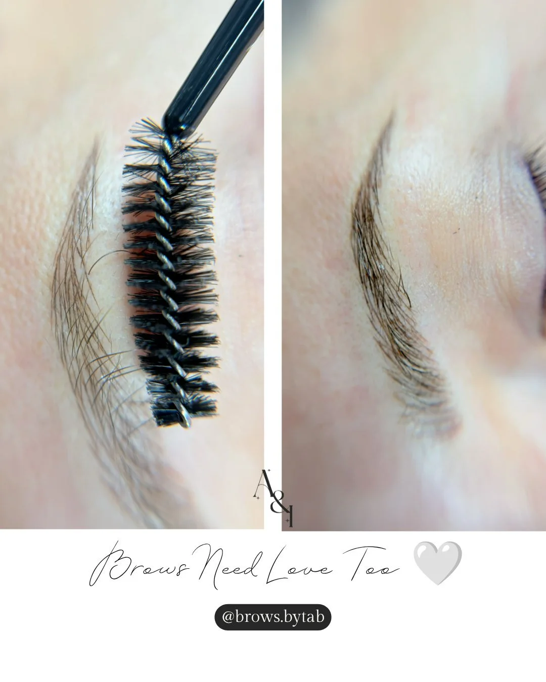 A little brushing, a little fluffing, a little brow love&hellip; and look at the difference. 🤭✨

Sometimes your brows just need a quick refresh to bring them back into place.

Consider this your reminder to give those brows some love today. 🫶🏼

#b
