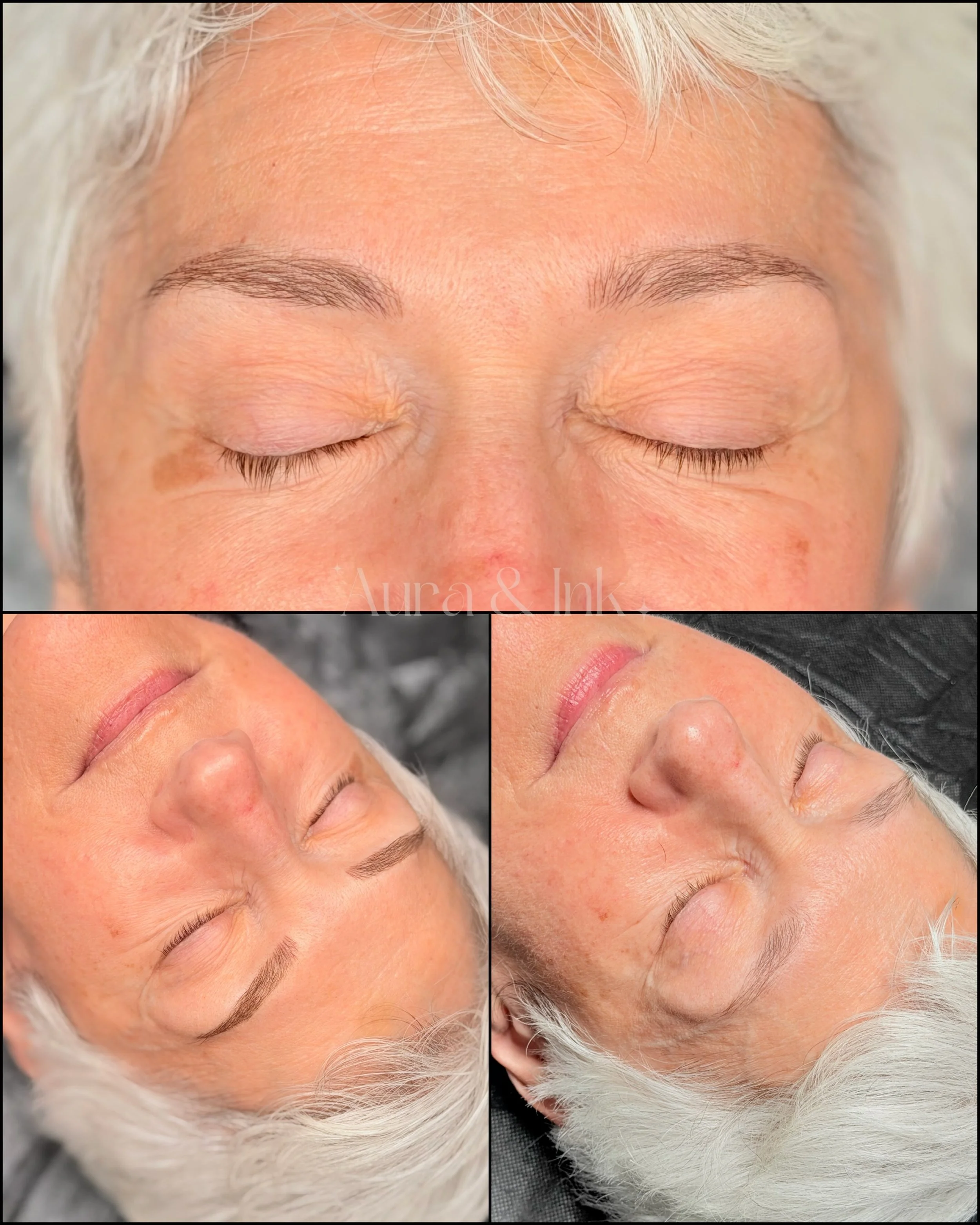Curious on how the brows healed vs the fresh results, this is the perfect example 

The before, fresh brows &amp; healed brows are all totally different phases but just goes to show your results will still heal super natural 

(if you choose me as yo