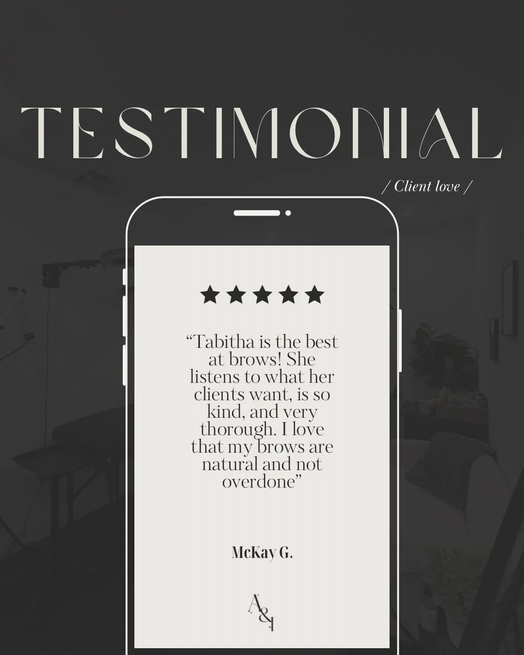 Appreciate you McKay 🤍 

Want brows you finally love? Come see me!