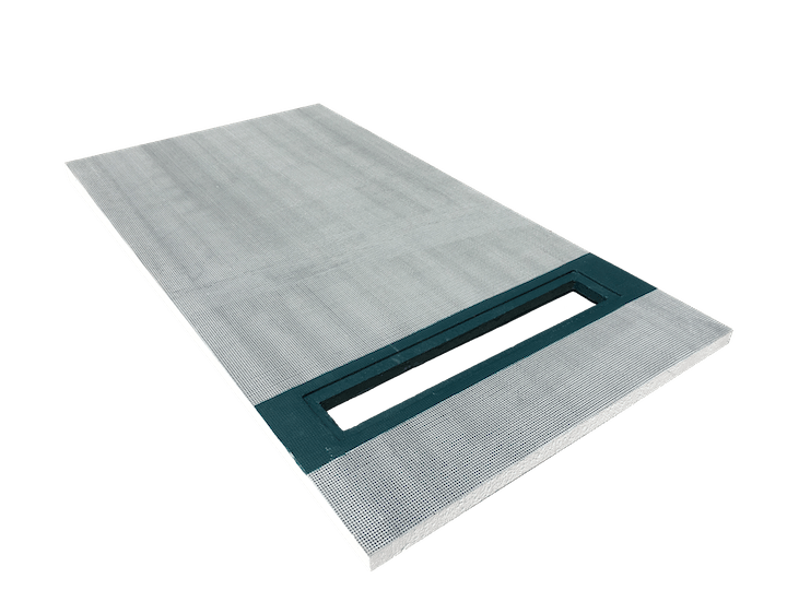 Industrial air filter with a metal mesh and a black plastic frame