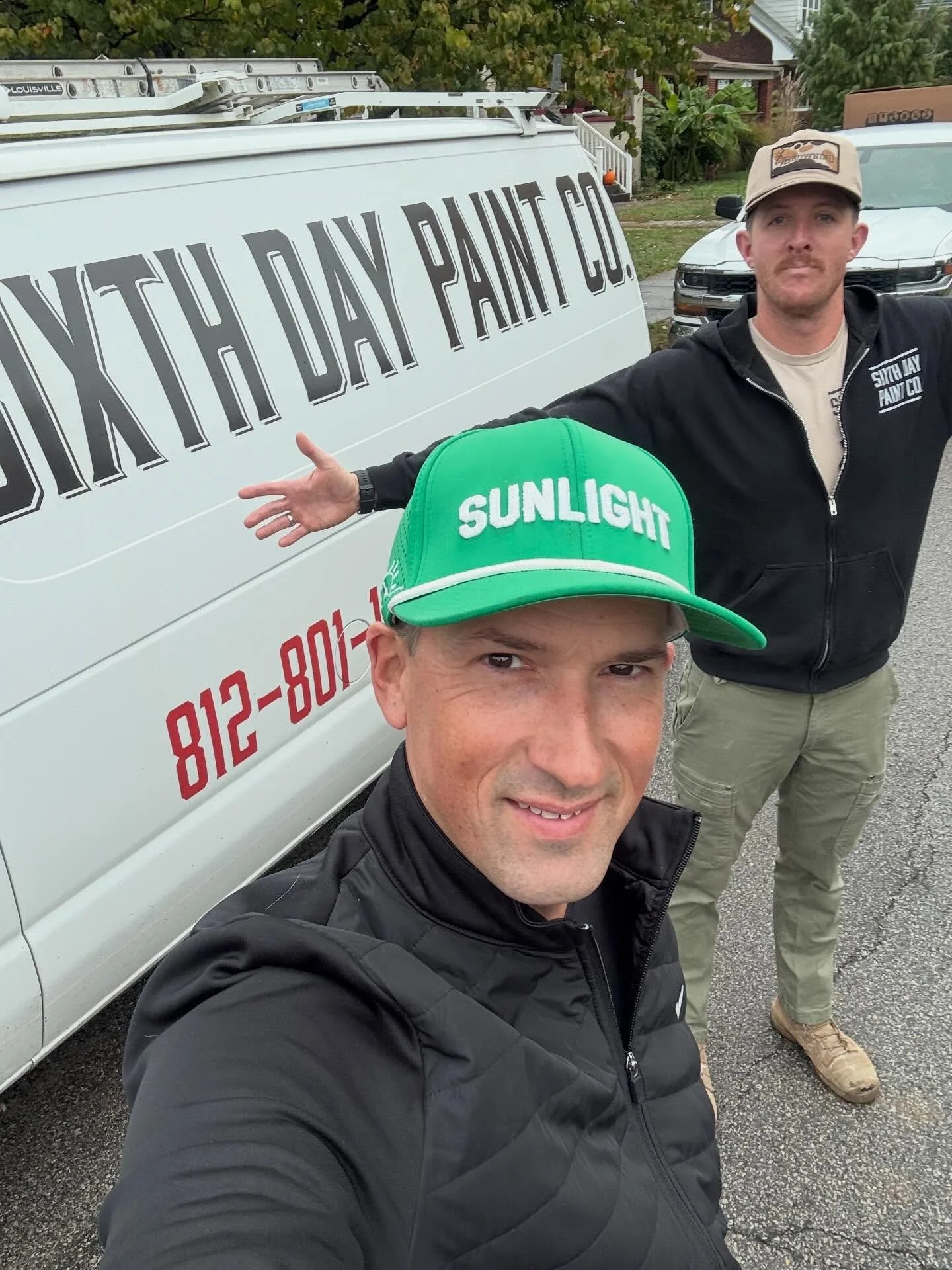 SDPC has a fellow paint company owner in town for a visit! @sunlight_housepainting @aaronmichaelsteininger #paint #business