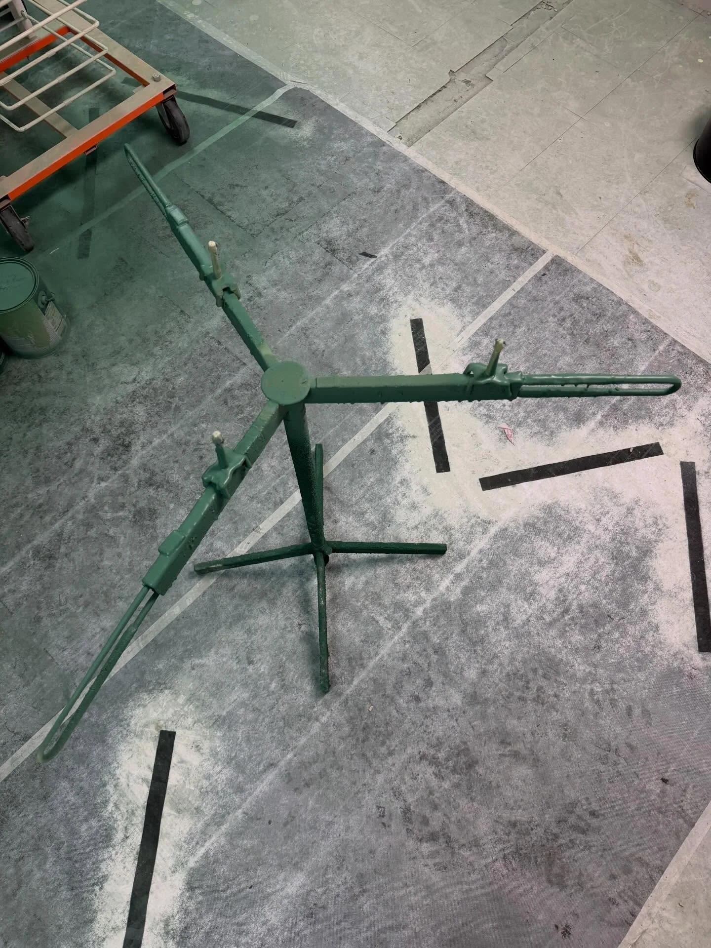 THE END OF AN ERA! This spray twirly has served us well. Hundreds of doors have been placed on this twirly producing high quality cabinet doors. A new era has begun! @paintlineco #cabinets #paint #sprayer