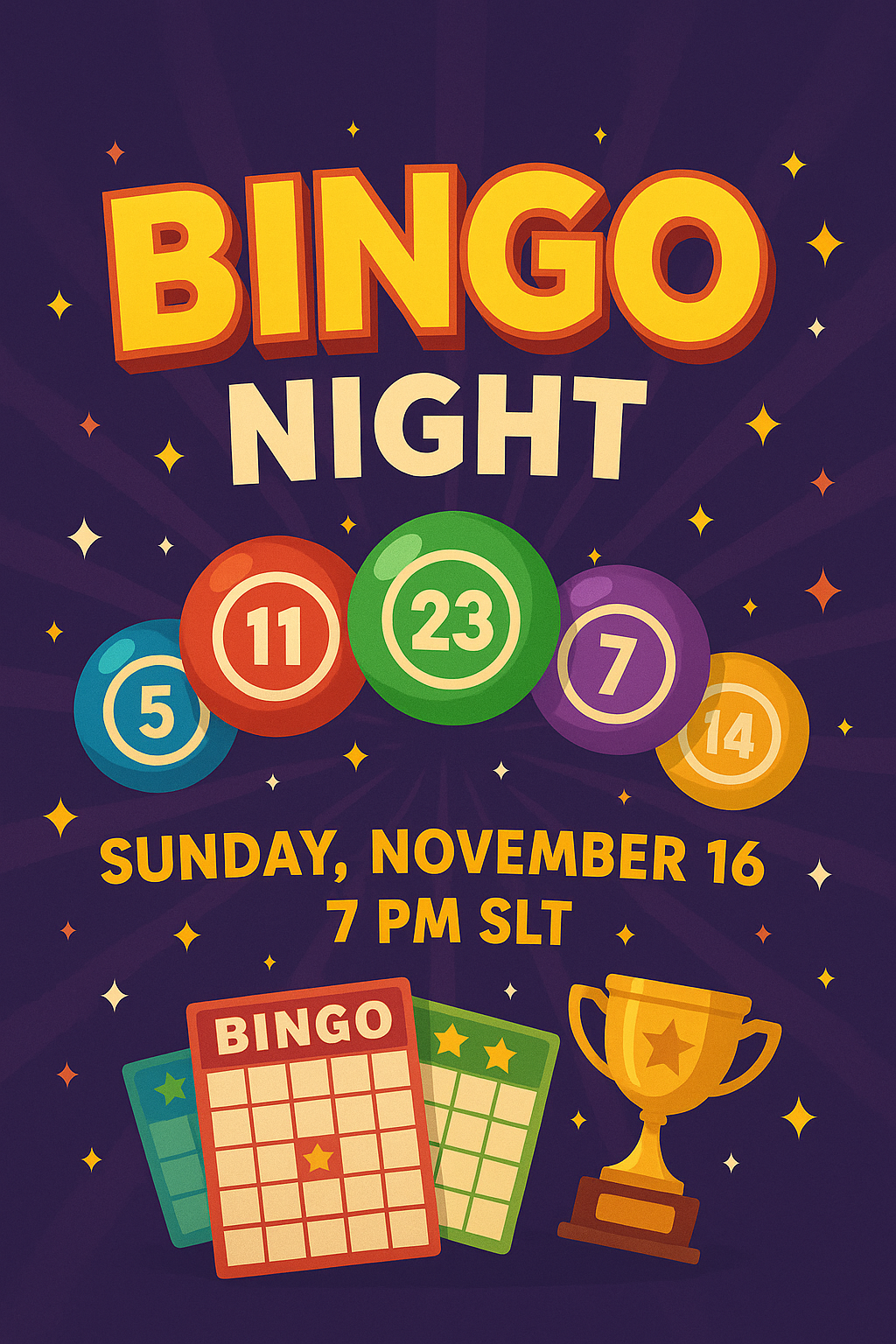 🔢 Bingo Night!