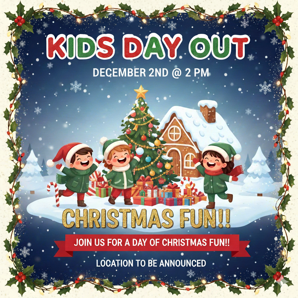 🎄 Kids' Day Out: Christmas Fun 🎅