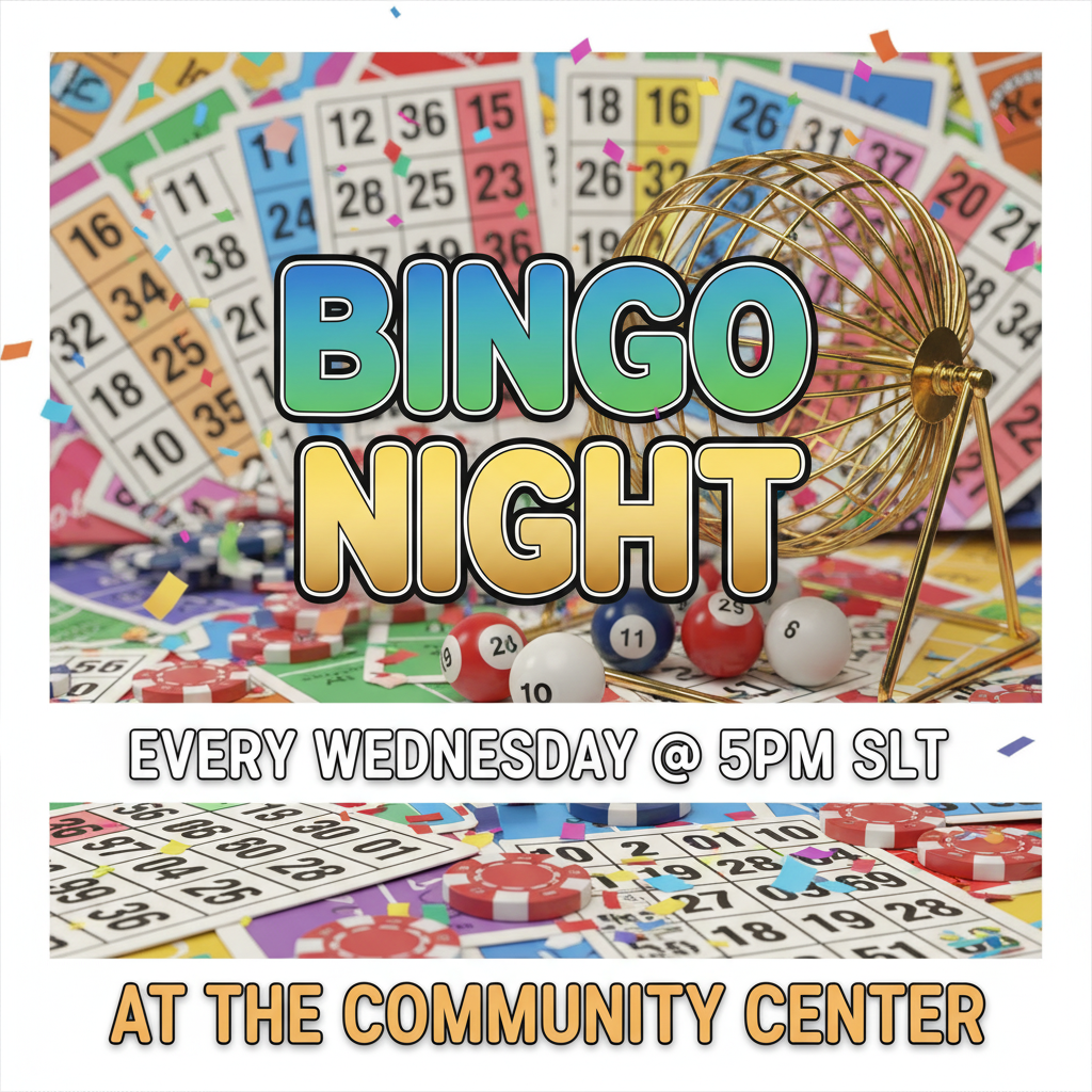 Bingo Night Fun at Harmony Hills! 🎱