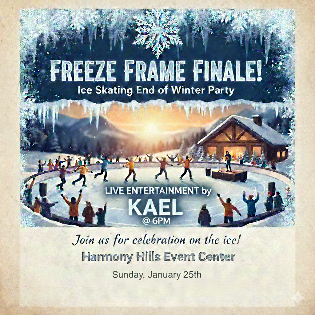 ❄️ Farewell to Winter Ice Skating Party ❄️