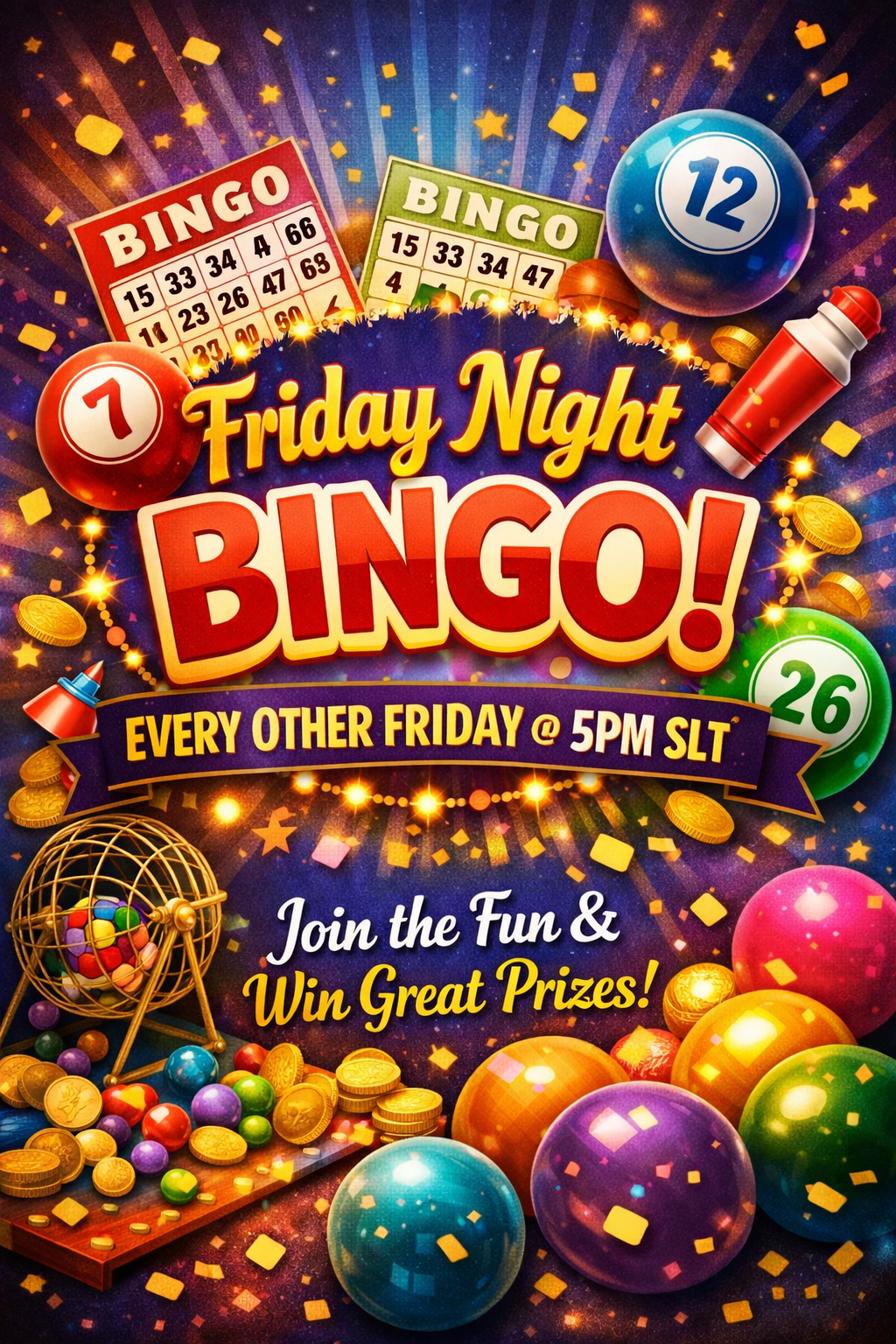 Friday Night Bingo 