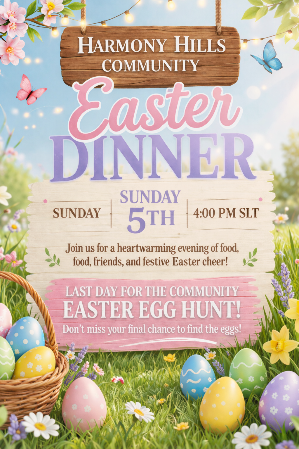 Harmony Hills Community Easter Dinner